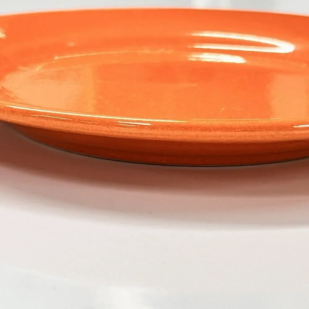 Vintage Waechtersbach Germany Plates Set 3 Red Orange Yellow 8” MCM